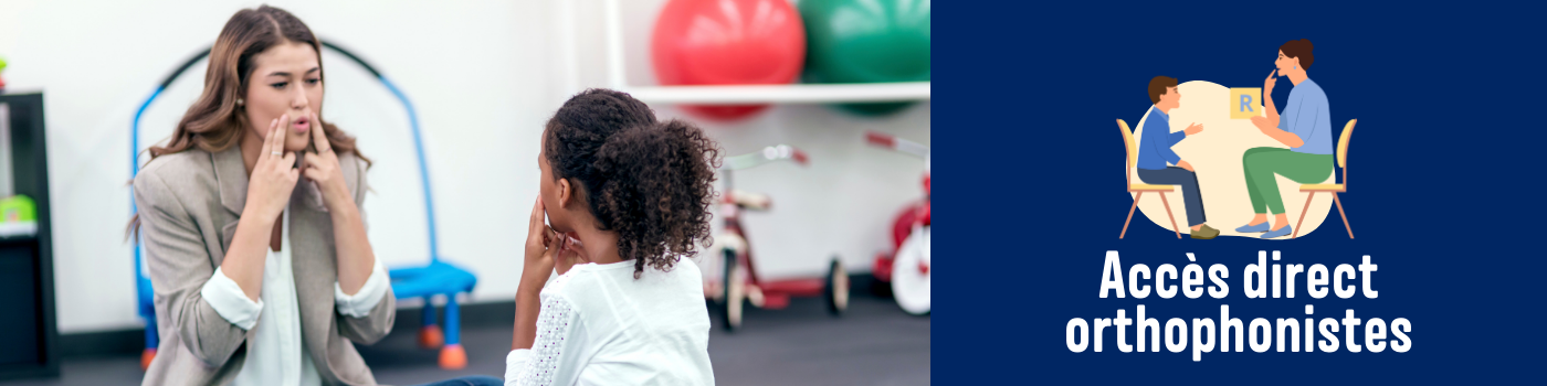 Bandeau Accès direct orthophonistes - CPTS Activ'Santé